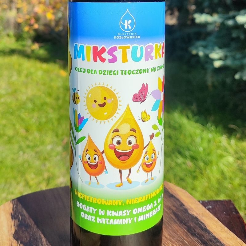 Miksturka Olej dla dzieci tłoczony na zimno 
