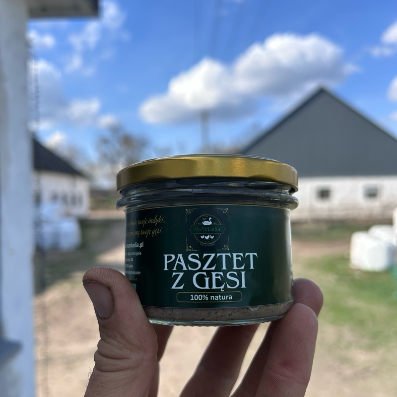 pasztet z gęsiny 100% 180g