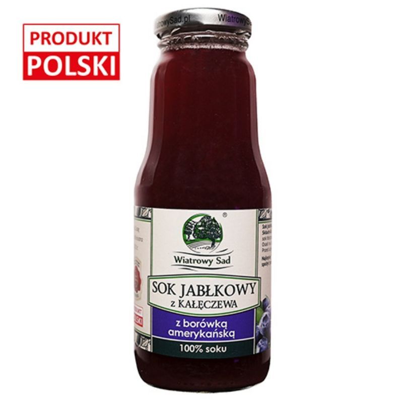 Sok jabłkowy z borówką amerykańską 300ml
