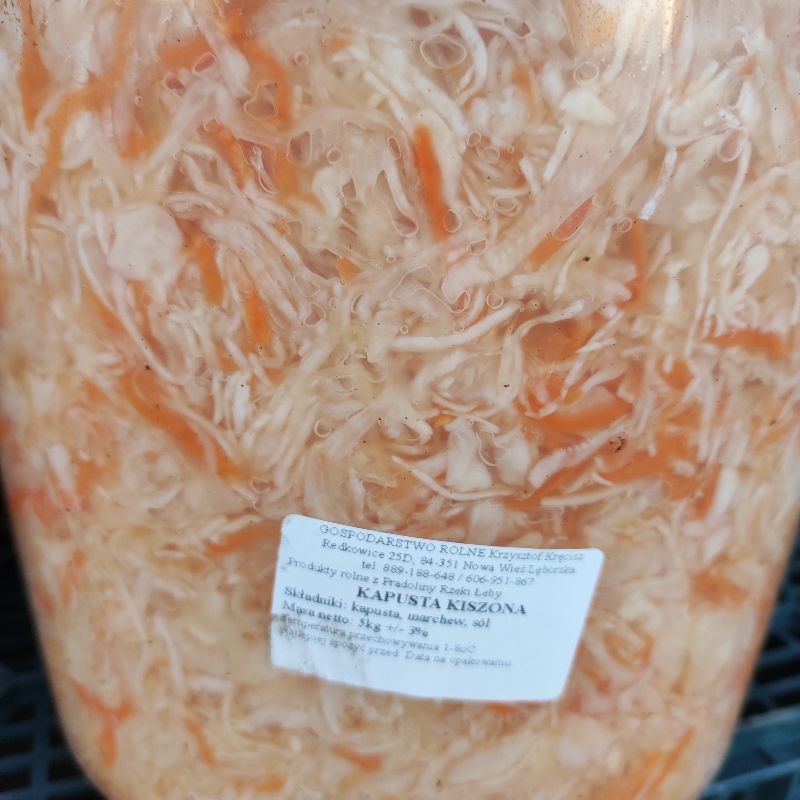 Kapusta kiszona 5kg opakowanie 