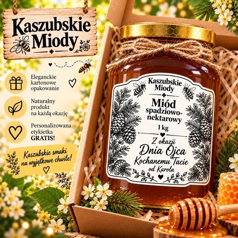 Kaszubskie Miody – Personalizowany Prezent na Każdą Okazję 🌿