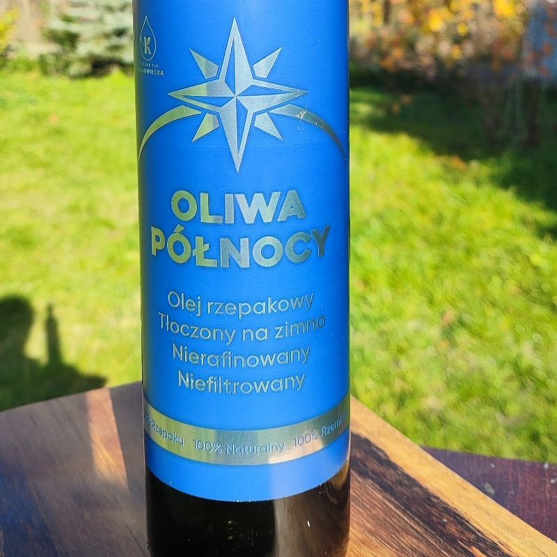 Oliwa Północy Olej rzepakowy tłoczony na zimno 