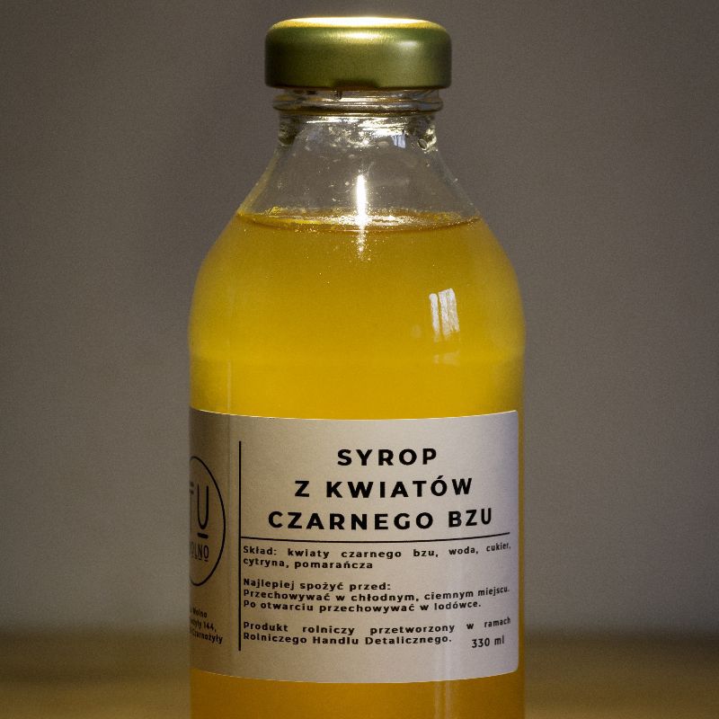 Syrop z kwiatów czarnego bzu