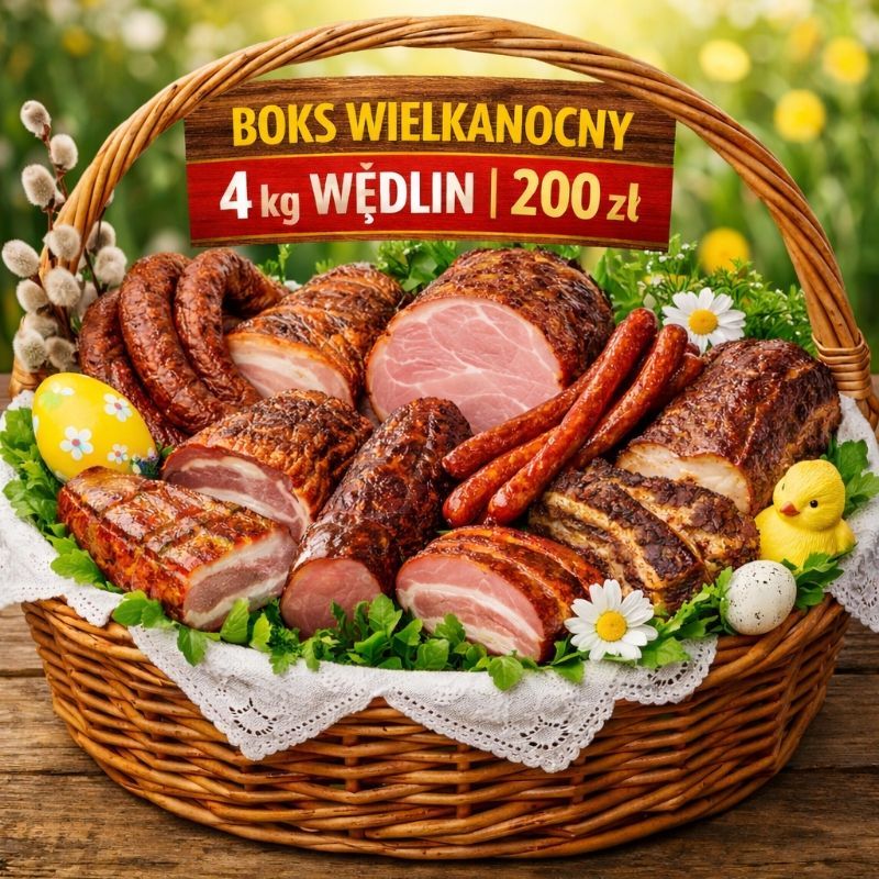 🐣 BOKS WIELKANOCNY – 4 kg WĘDLIN