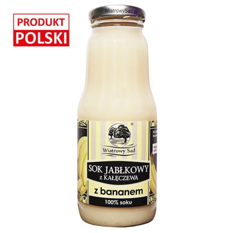 Sok jabłkowy z bananem 300ml