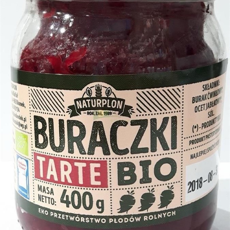 Buraczki tarte bio