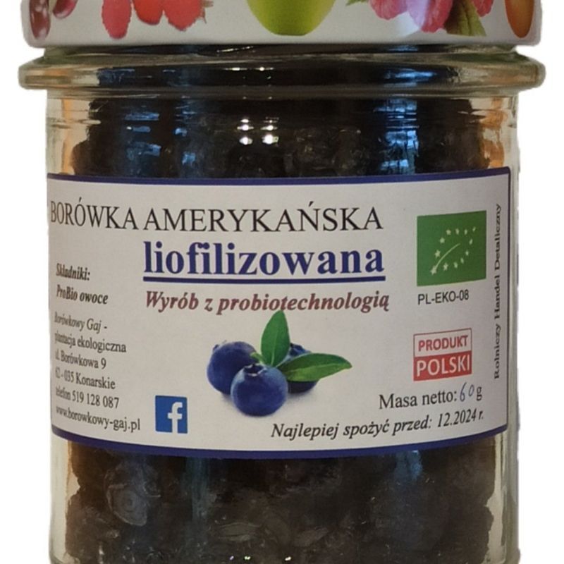 Pro Bio borówka amerykańska liofilizowana