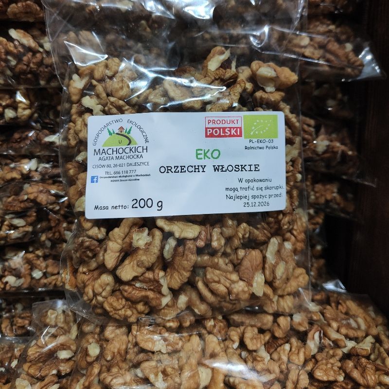 Orzechy włoskie ekologiczne 200g